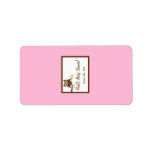 1.25"x2.75" Hershey's Miniature Forest Friends Owl Personalized Address Labels