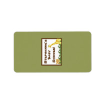 1.25"x2.75" Hershey's Miniature Jungle Babies Personalized Address Labels