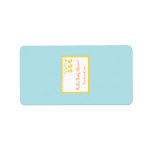 1.25"x2.75" Hershey's Miniature Rubber Ducky Bubbl Custom Address Labels