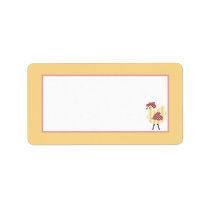 1.25"x2.75" Mailing Address Abby's Farm Chicken