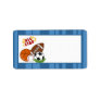 1.25"x2.75" Mailing Address All-Star Blue Personalized Address Label