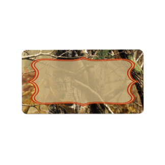 Camo Labels, Camo Address Labels, Return Address Labels, Shipping Labels