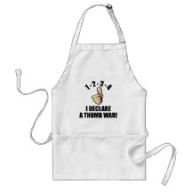 1-2-3-4 I Declare A Thumb War Apron