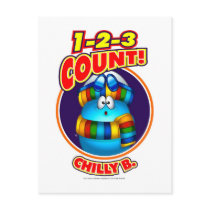 1-2-3 Chilly B. Post Card