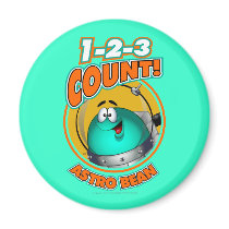 1-2-3 Count Astro Bean Magnet
