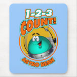 1-2-3 Count Astro Bean Mouse Pads