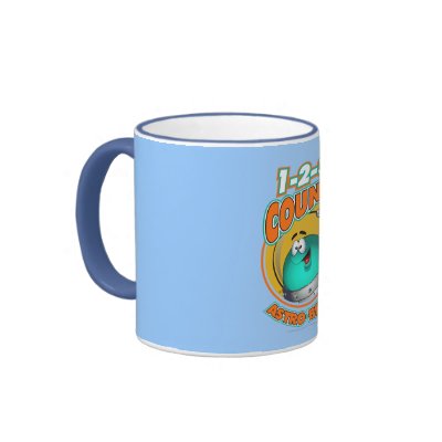 1-2-3 Count Astro Bean Mug by myjollybeans
