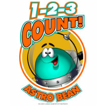 1-2-3 Count Astro Bean Tshirt