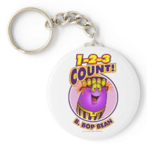 1-2-3 Count B. Bop Bean Key Chains