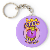 1-2-3 Count B. Bop Bean Keychain