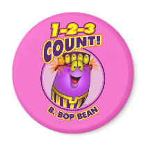 1-2-3 Count B. Bop Bean Magnets