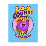 1-2-3 Count B. Bop Bean Postcards