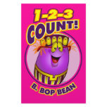 1-2-3 Count B. Bop Bean Stationery Design