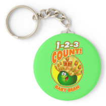 1-2-3 Count Baby Bean Keychains