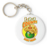 1-2-3 Count Baby Bean Keychains