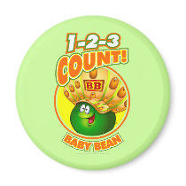 1-2-3 Count Baby Bean Refrigerator Magnets