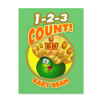 1-2-3 Count Baby Bean Postcards