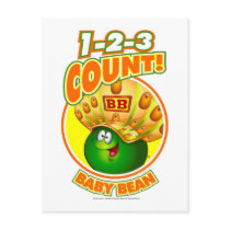 1-2-3 Count Baby Bean Post Cards