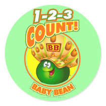 1-2-3 Count Baby Bean Sticker