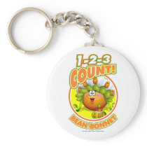 1-2-3 Count Bean Bonnet Keychains