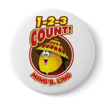 1-2-3 Count Ming B.Ling Pinback Button