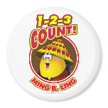 1-2-3 Count Ming B.Ling Fridge Magnets