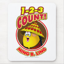 1-2-3 Count Ming B.Ling Mouse Pads
