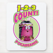 1-2-3 Count Pocabeanie Mousepads