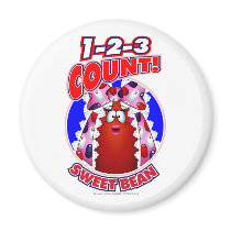 1-2-3 Count Sweet Bean Fridge Magnets