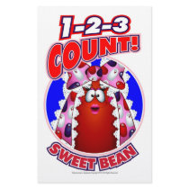 1-2-3 Count Sweet Bean Custom Stationery