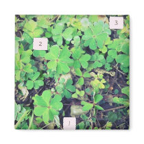 1-2-3 lucky clovers magnet