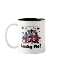 1-2-3 Lucky Me Ladybug Tshirts and Gifts Coffee Mug