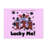 1-2-3 Lucky Me Ladybug Tshirts and Gifts Post Card