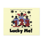 1-2-3 Lucky Me Ladybug Tshirts and Gifts Post Card