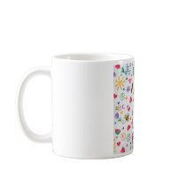 1-2-3 Print for Kids Coffee Mugs