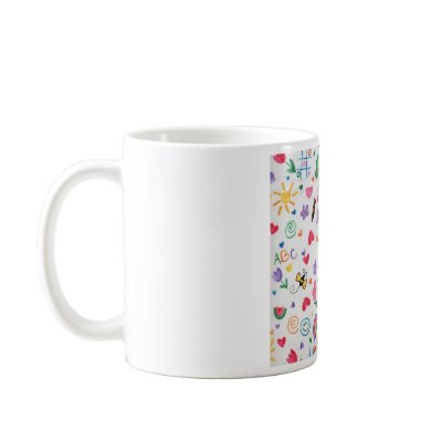 1-2-3 Print for Kids Coffee Mugs by shopstew