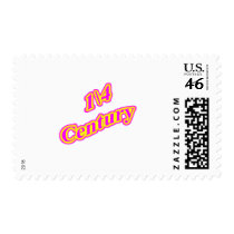 1\4 Century  Magenta Stamp