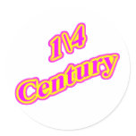 1\4 Century  Magenta Stickers