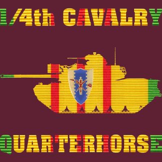 1/4th Cav I Rode With the Quarterhorse M48A3 Shirt zazzle_shirt