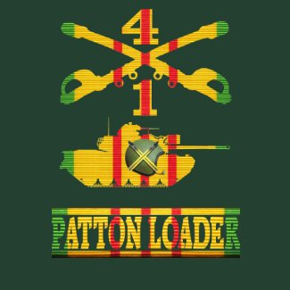 1/4th Cavalry M48A3 Patton Loader Shirt zazzle_shirt