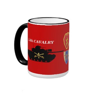1/4th Cavalry M48A3 Patton Mug mug