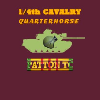 1/4th Cavalry M48A3 Patton TC Shirt shirt