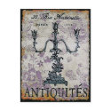 $1.50 Antiquites Postcard French Candelabra postcard