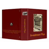 1.5" 3 Ring Binder for Investing