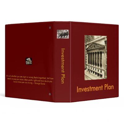 1.5" 3 Ring Binder for Investing by forexpreneur