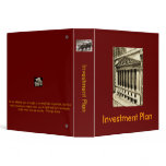 1.5" 3 Ring Binder for Investing