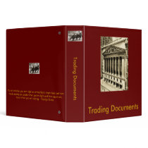 1.5" Trading Documents 3 Ring Binder