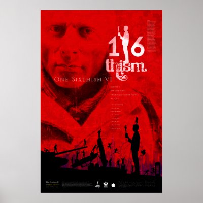 1/6thism_V1_scratched Poster by ZunoDesign