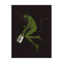 $1.95 Drinking Devil Postcard postcard