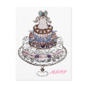 $1.95 Let Us Eat Cake ~ Wedding RSVP Postcard postcard